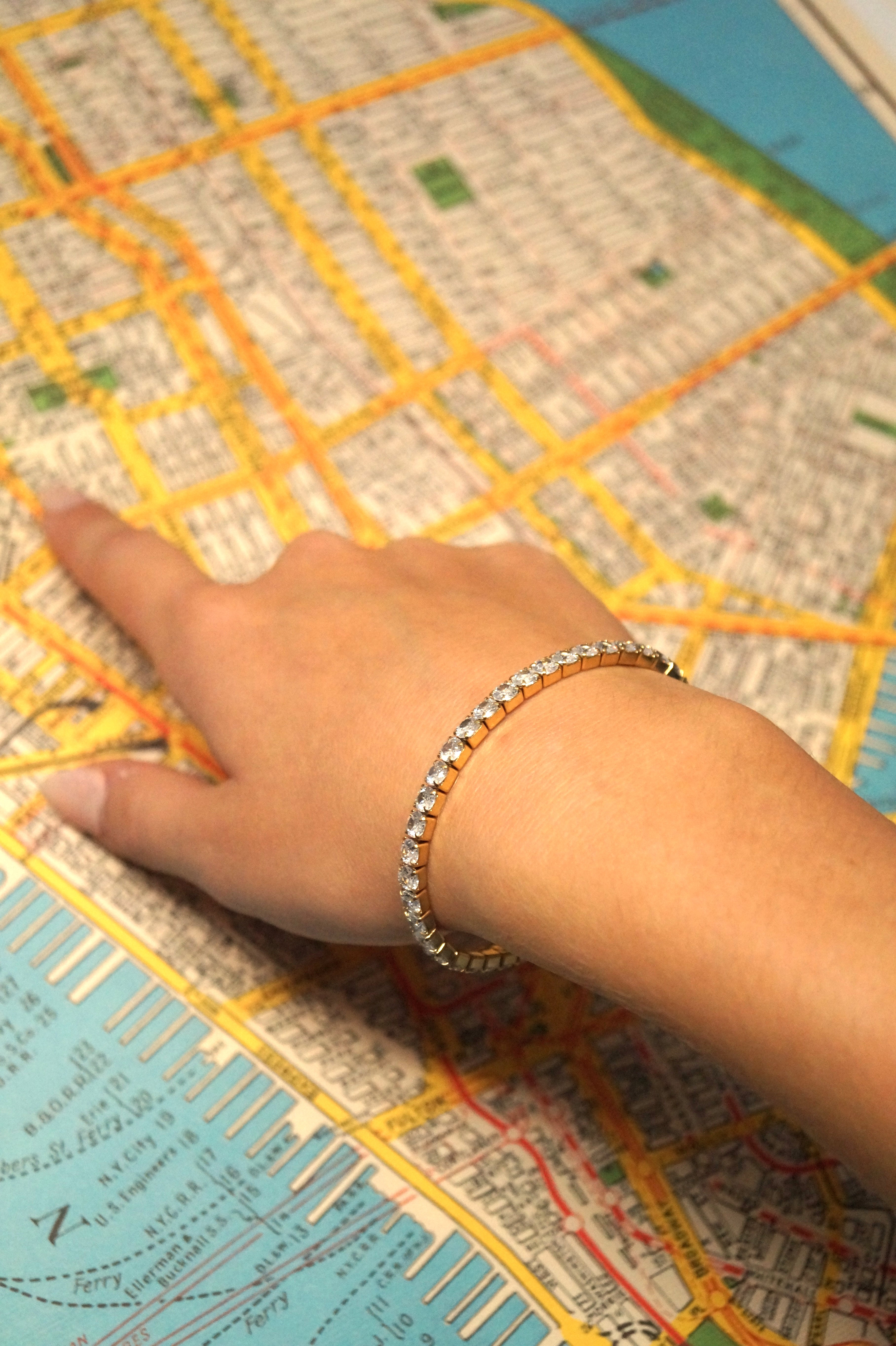 Golden Zircon Bracelet