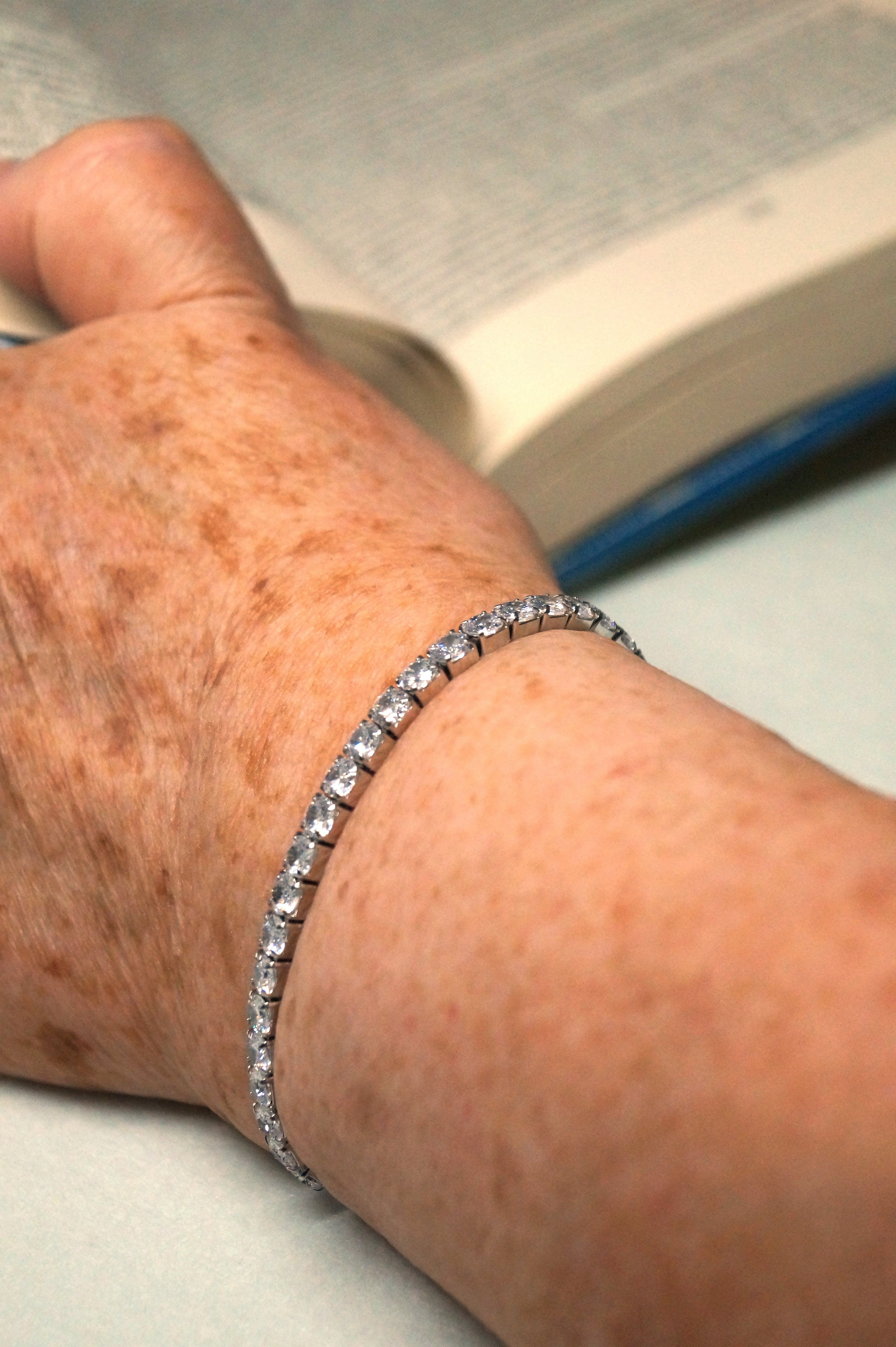 Silver Zircon Bracelet