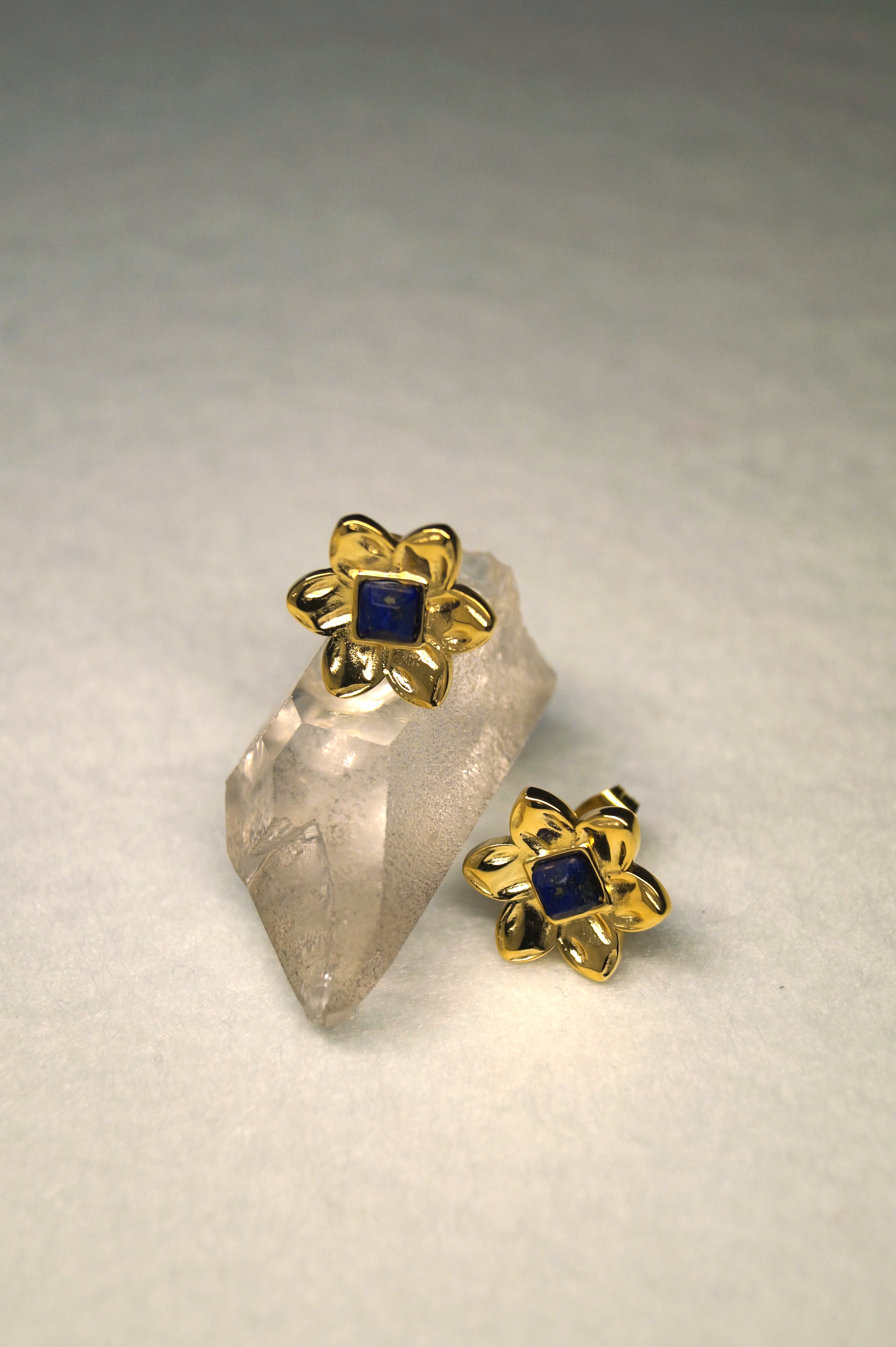 Azure Bloom Earrings