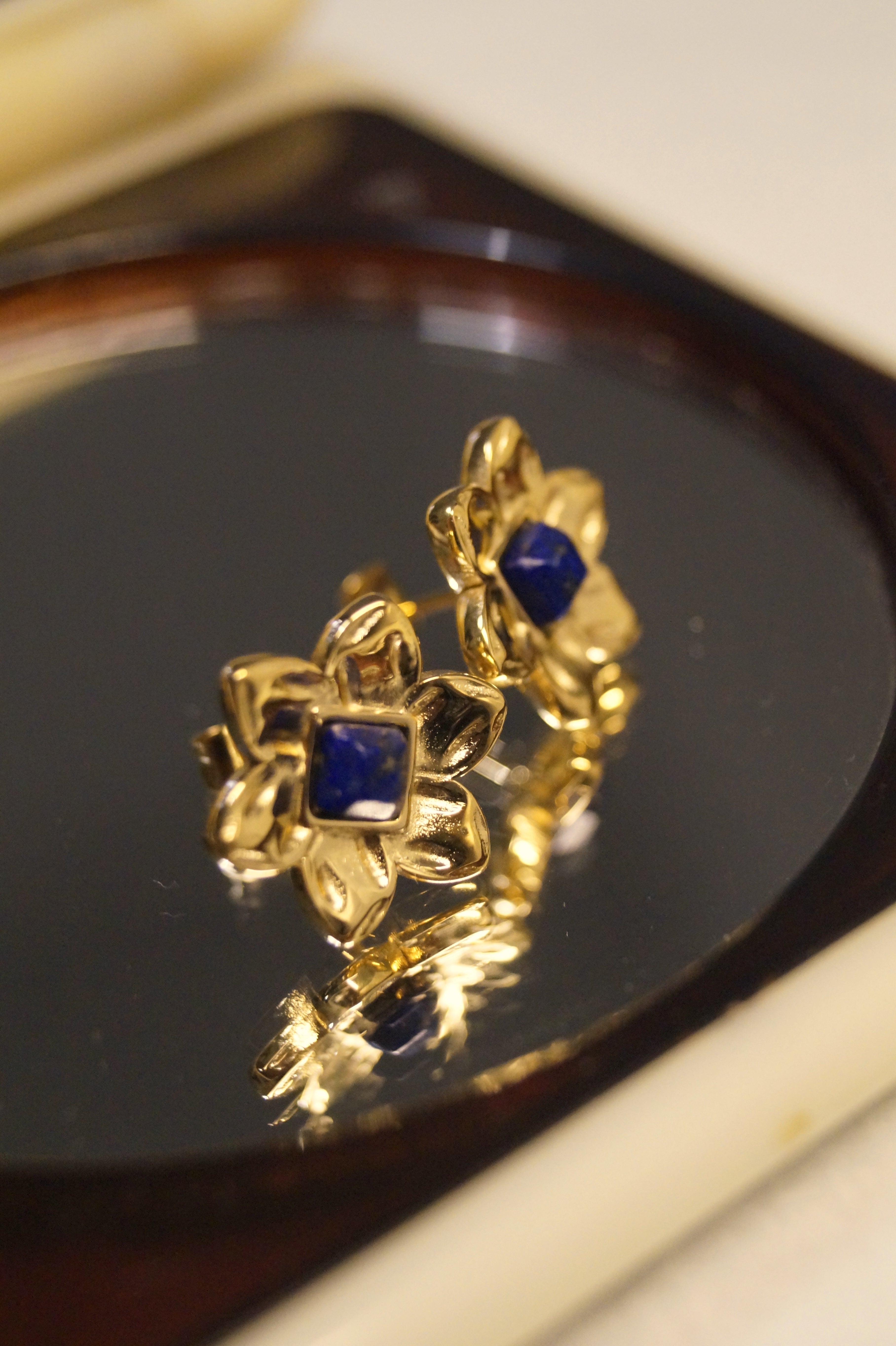 Azure Bloom Earrings