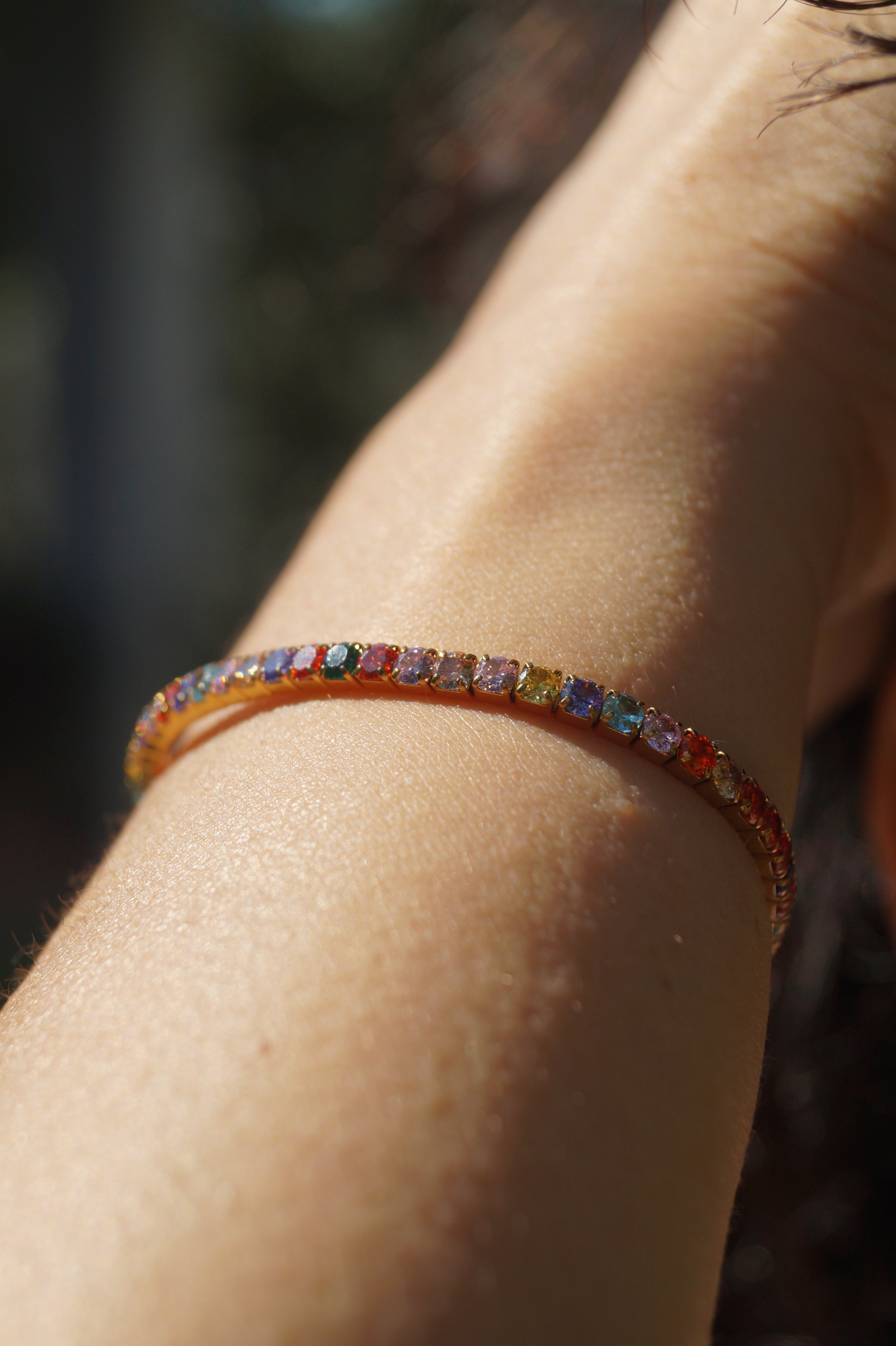Rainbow Zircon Bracelet