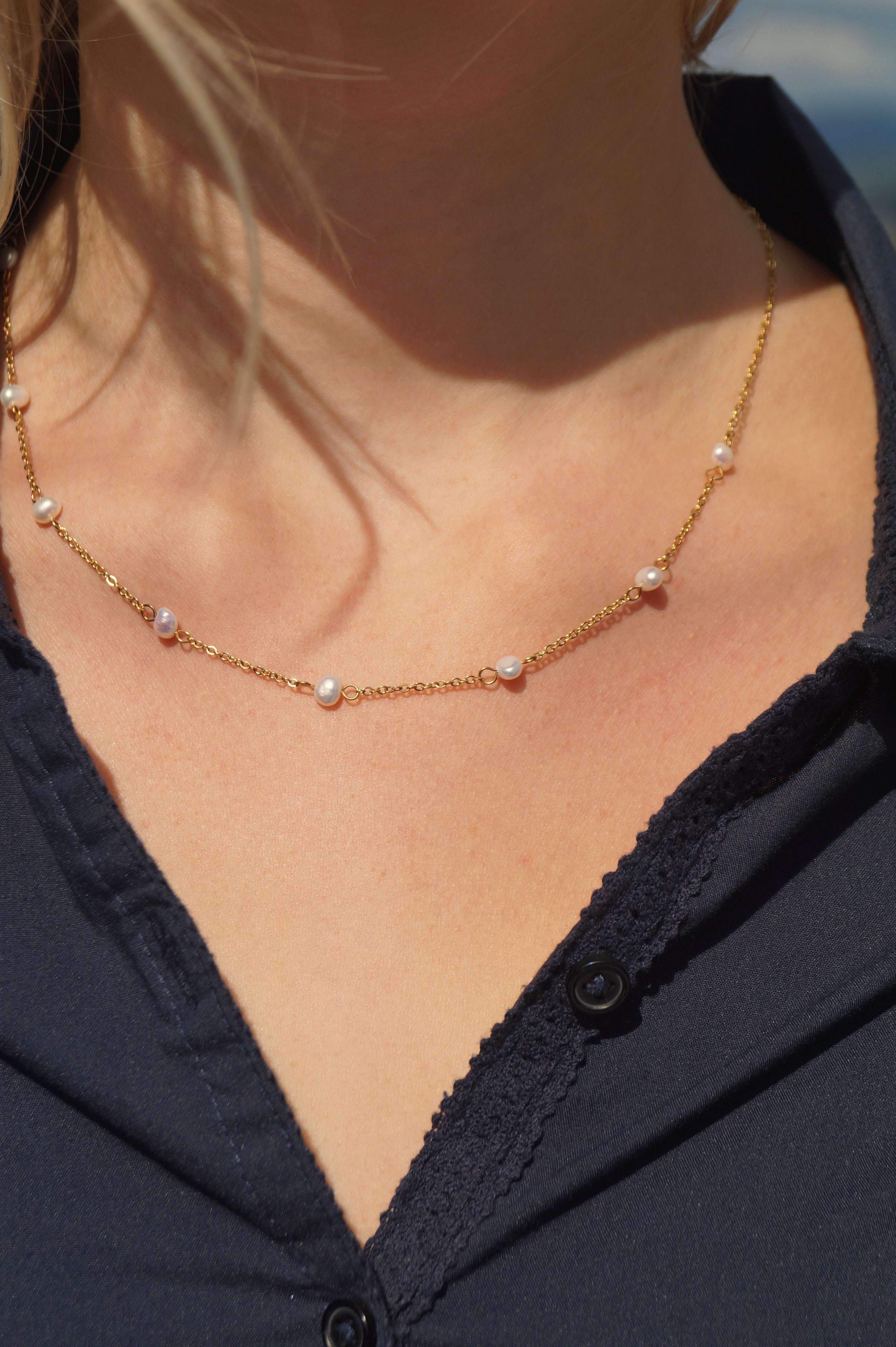 Freshwater-pearl necklace