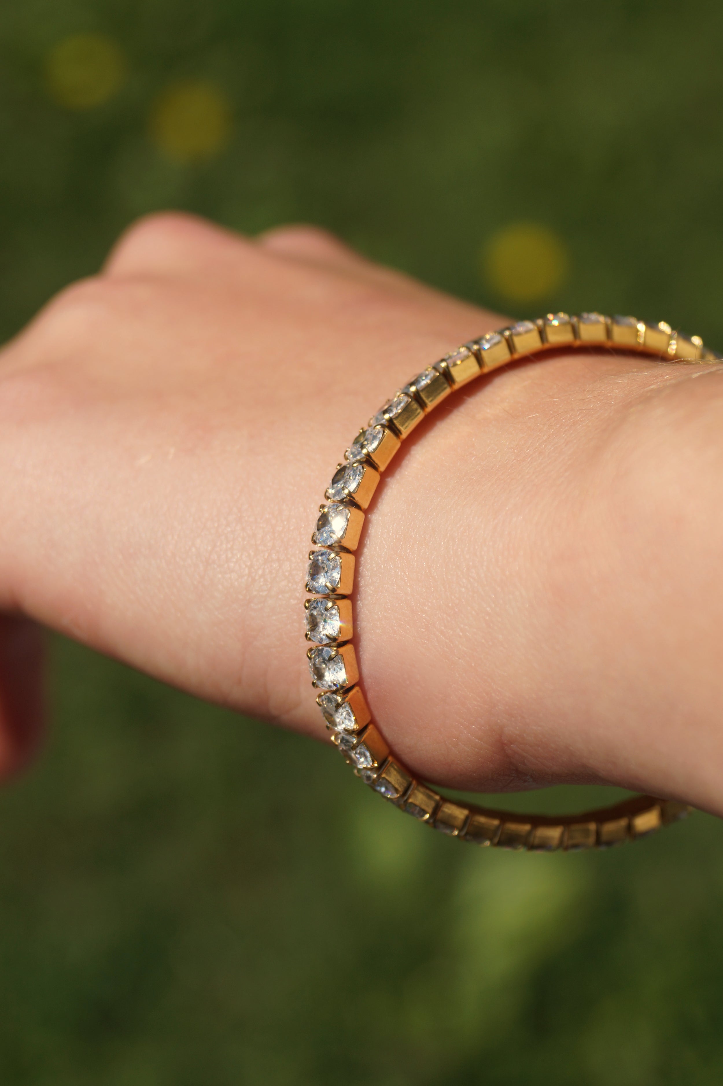 Golden Zircon Bracelet
