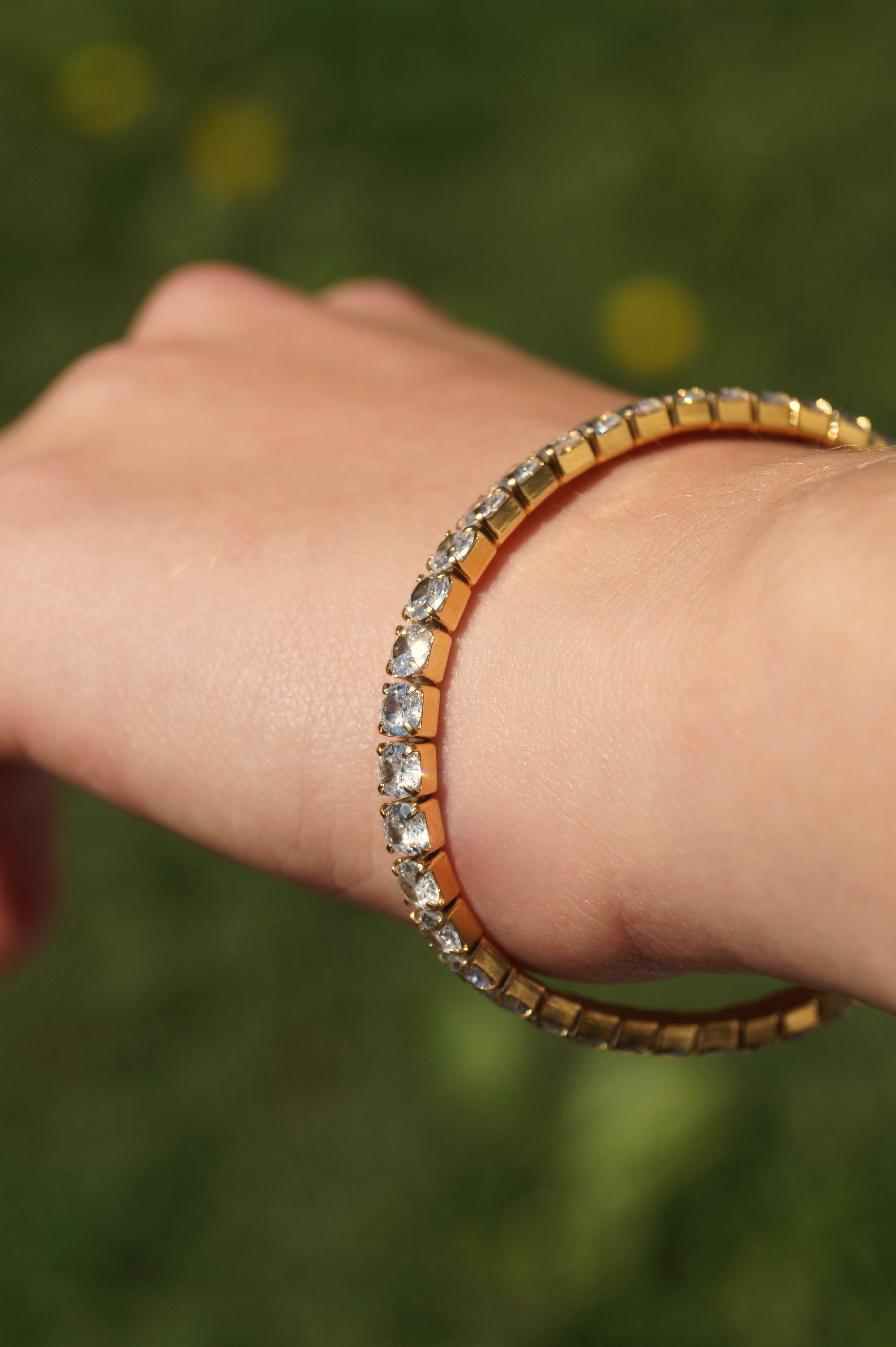 Golden Zircon Bracelet