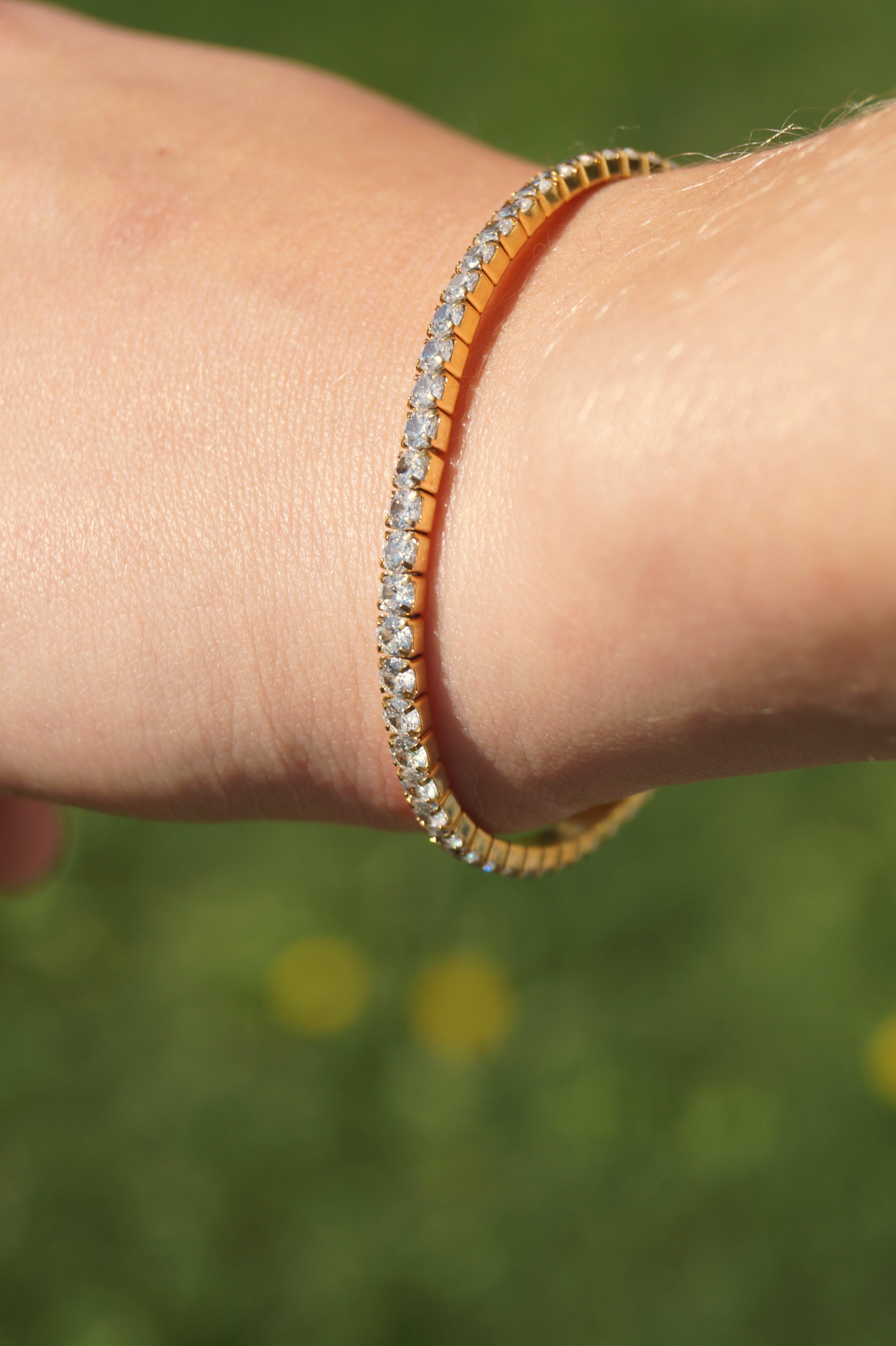 Golden Zircon Bracelet